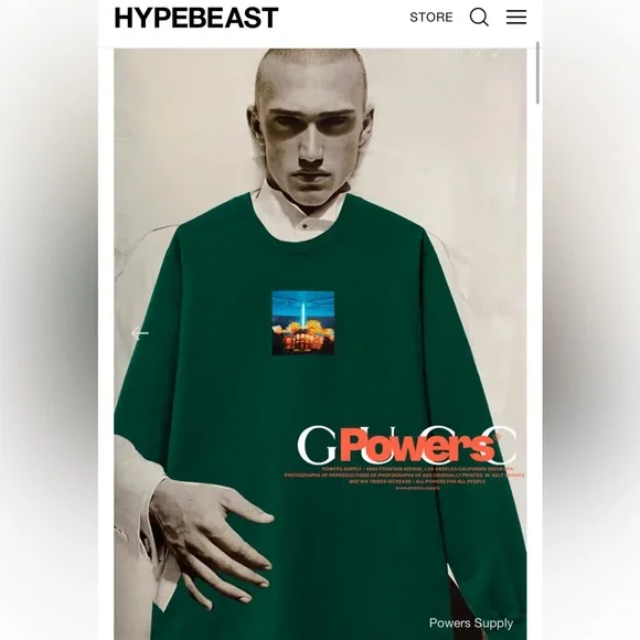 Powers Supply Alien UFO Spaceship Green Graphic Long Sleeve Top - Picture 5 of 5